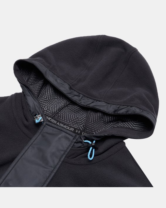 Men's ColdGear® Infrared Utility ½ Zip Jacket, Black, pdpMainDesktop image number 7